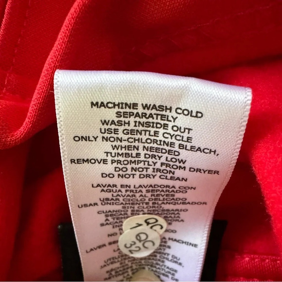 Nwt Boy's NHL Washington Capitols Hooded Sweatshirts. 4T. Red kangaroo pocket. - Picture 7 of 8